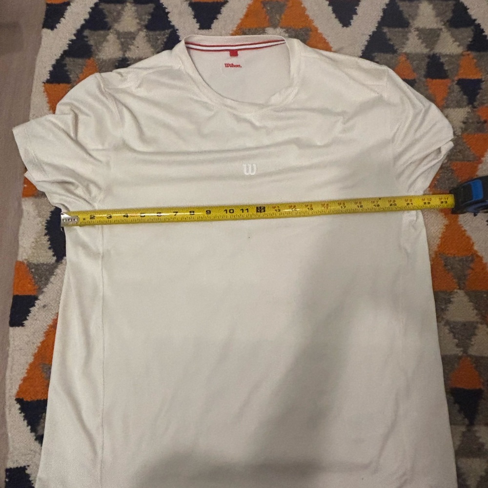Wilson Classic White Short Sleeve Tee